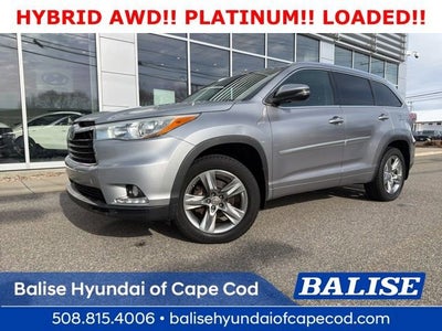 2014 Toyota Highlander Hybrid Limited Platinum