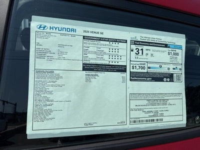2025 Hyundai VENUE SE
