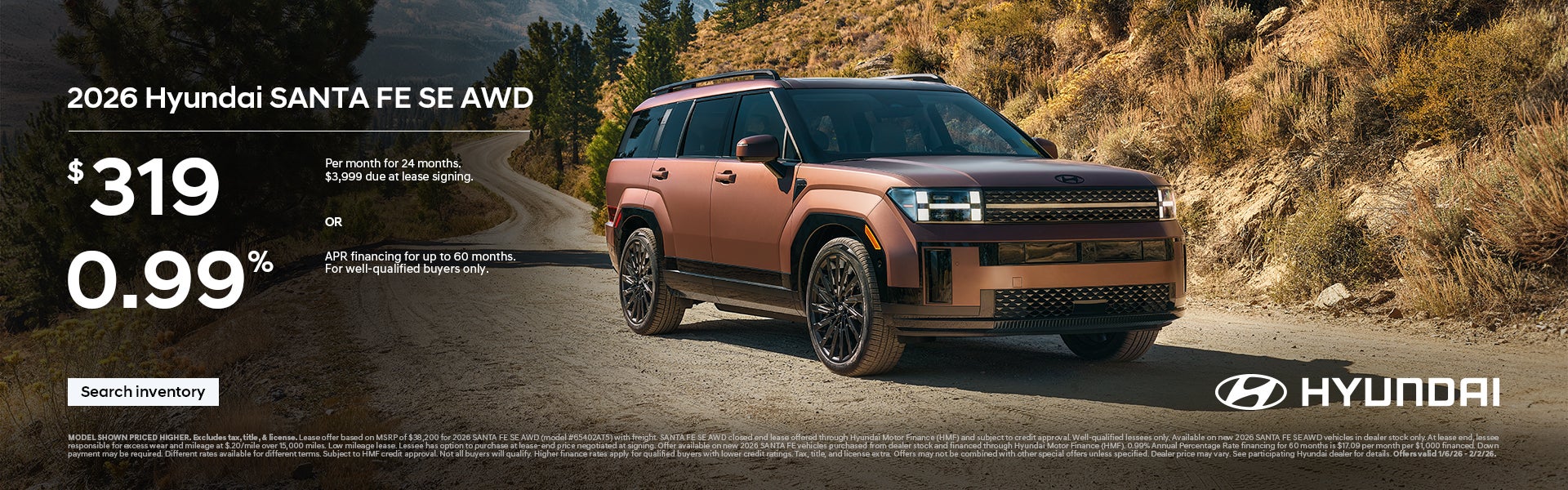 2026 Santa Fe SE AWD