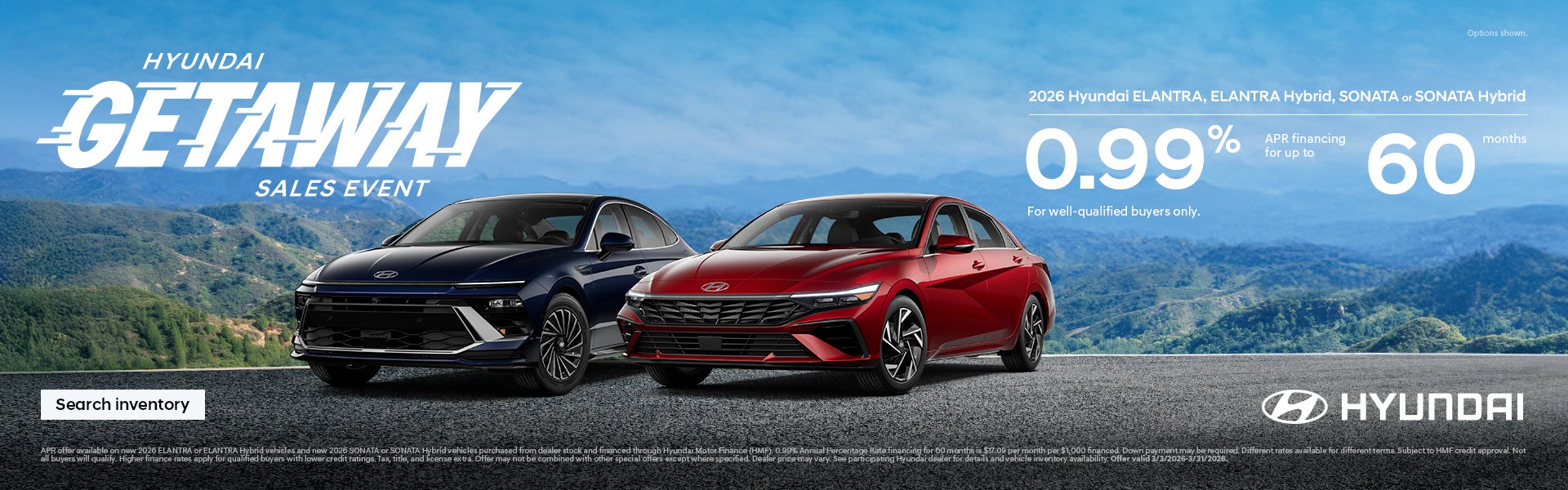 Eastern Hyundai 2026 Getaway Sales Event Offer