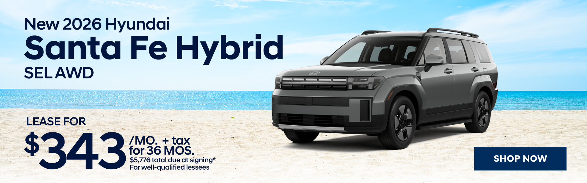 New 2026 Hyundai Santa Fe Hybrid SEL AWD