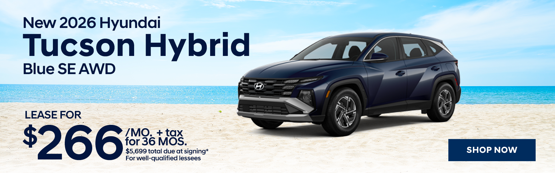 New 2026 Hyundai Tucson Hybrid Blue SE AWD
