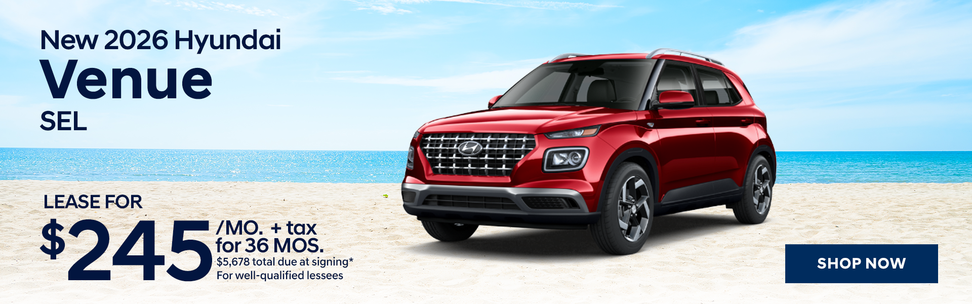 New 2026 Hyundai Venue SEL