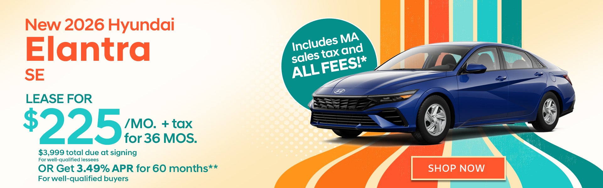 New 2026 Hyundai Elantra SE