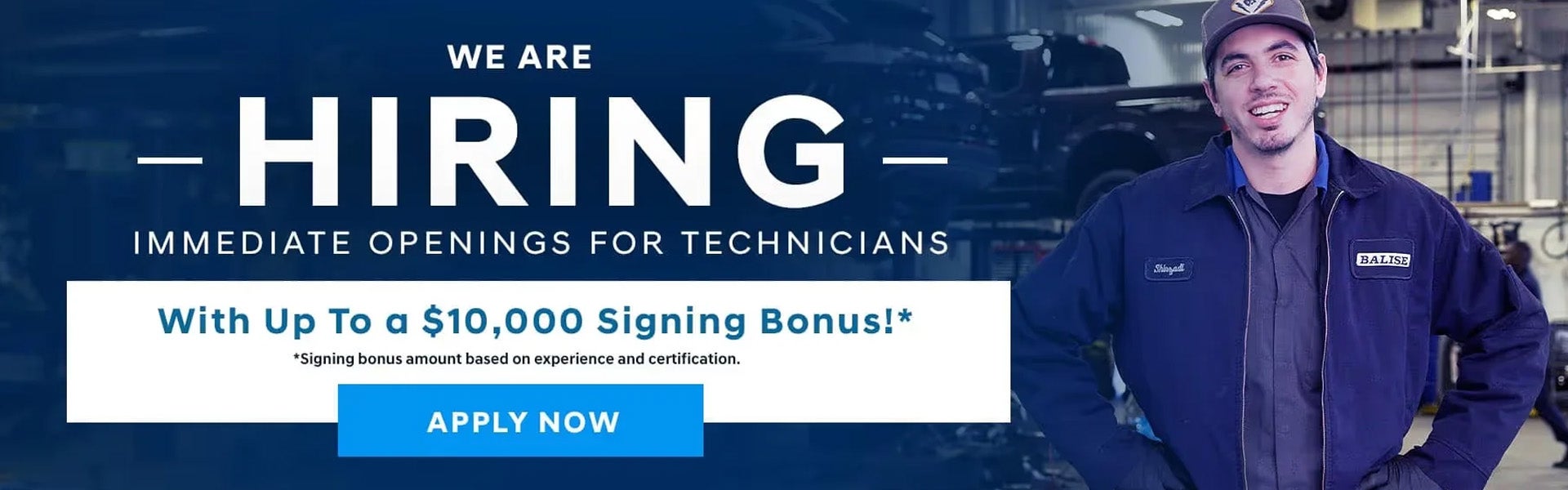 Hiring at Balise Hyundai of Cape Cod in Hyannis MA