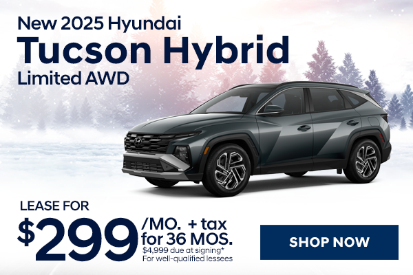 New 2025 Hyundai Tucson Hybrid Limited AWD