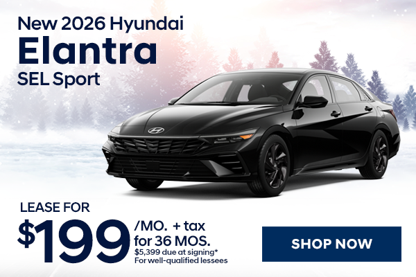 New 2026 Hyundai Elantra SEL Sport